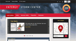 Desktop Screenshot of entergystormcenter.com